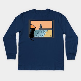 See the sea Kids Long Sleeve T-Shirt